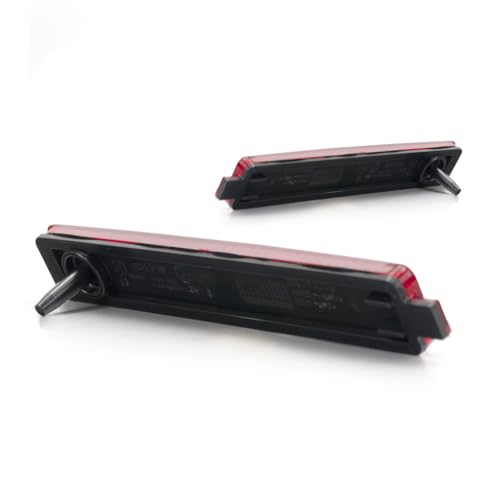 Image of KarParts360 For Cadillac CTS 2008-2014 Bumper Reflector Driver And Passenger Side | Pair | Rear | CAPA | Replacement For GM2830101, GM2830101C | 25805313, 615343541518