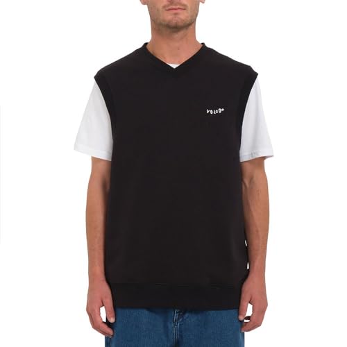 Veste sans manche Volcom mixte gilet urbain noir pour homme et femme