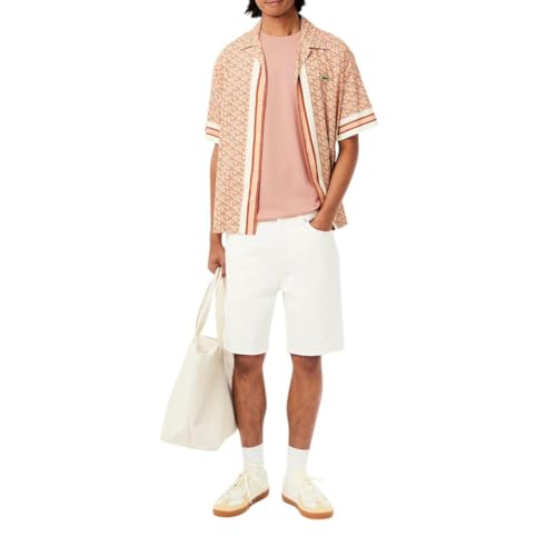 Image of Lacoste Men's Short Sleeve Pima Jersey Crew Neck Tee