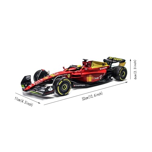 Modelo de Auto Bburago 1:18 F1 Rojo miniatura 5