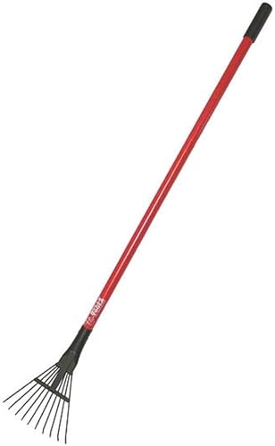 8-Inch Shrub Rake Fiberglass Handle, Made in USA
