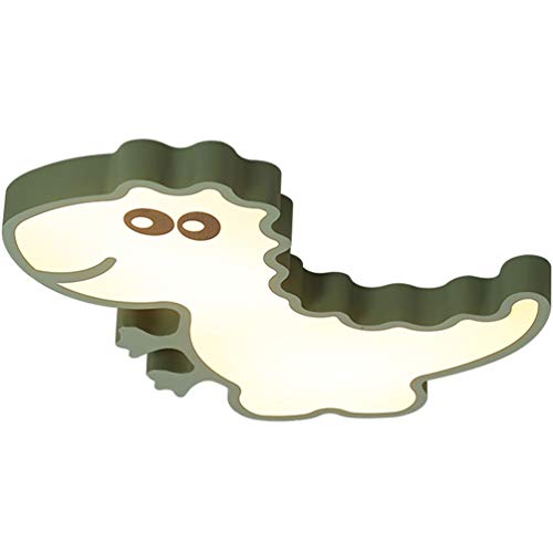 Preisvergleich Produktbild Modern Dimmbar LED Kinderlampe Cartoon Dinosaurier Design Deckenleuchte Innenbeleuchtung Panel Lampe Dekorative Deckenlampe für Junge Kinderzimmer Kindergarten Fernbedienung, 57cm*60cm*5cm