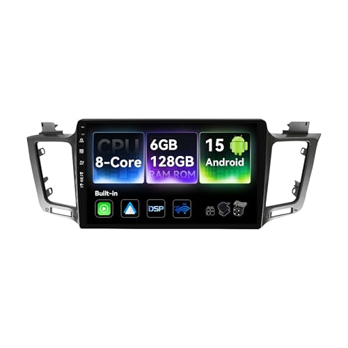 Autoradio Android 15 pour Toyota RAV4 idéal pour les voyages en famille