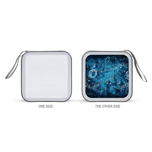 Funda para CD musical que evita ralladuras con almacenamiento azul 8