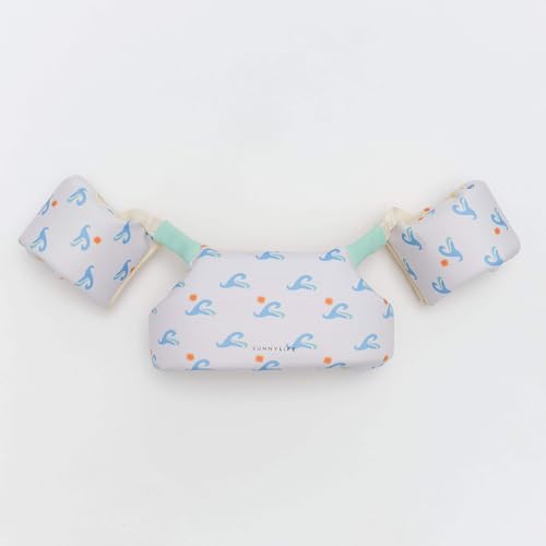 SUNNYLiFE Toddler Puddle Jumper | Floatie Jacket 3-6 | Sammy The Seagull Blue Wave