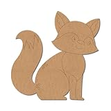 Fox Pre Marked Design 1 - Madera contrachapada italiana popular, 10,2 cm