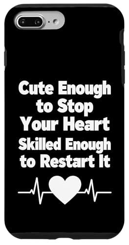 Cute Enough To Stop Your Heart Nurse ���[���A�f�U�C�� �X�}�z�P�[�X iPhone 7 Plus/8 Plus �p