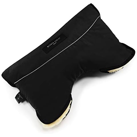 Kinderwagen-Muff aus Lammfell von WERNER CHRIST BABY - MOFFY ist der ideale Handwärmer für Buggys aus medizinischem Fell, einfache Handhabung, Handmuff in schwarz Cover