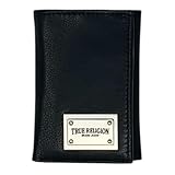 True Religion Herren Geldbörse Kurz Leder TR204289, Schwarz/Rot, Standard, Classic