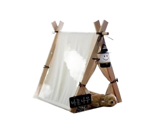 Fiozwea 猫&犬用ケージ、取り外し・洗濯可能な冬用保温コットンパッド、オールシーズン対応、持ち運びに便利な折りたたみ式ペット用品(複数色展開) (b)