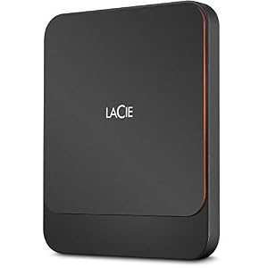 LaCie – LaCie Portable SSD, externe SSD 2TB, 2.5 Zoll, USB-C, PC & M