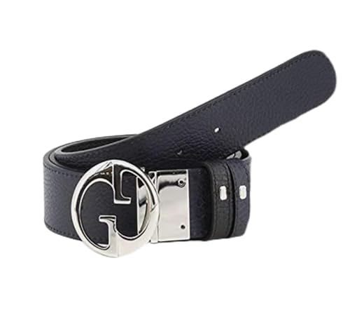 Gucci Interlocking GG Palladium Buckle Reversible Black/Brown or Black/Navy Belt