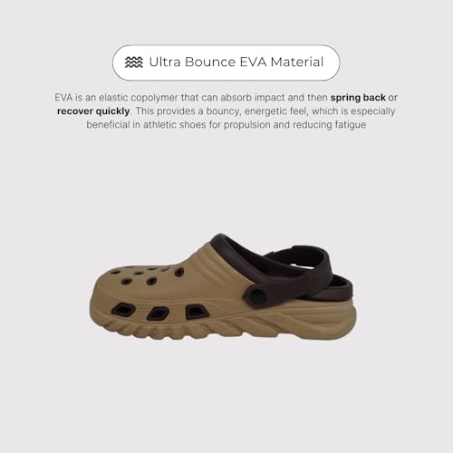 Image of Classic Men's and Women's Clogs, Black and Grey, Ultra-Light, Breathable, Anti-Skid, Quick-Dry Slip-On Water Sandals for Summer, Travel, and Casual Wear