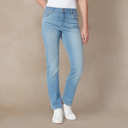 Bandolino Women's Mandie Signature Fit High Rise Straight Leg Jean, LOA, 144