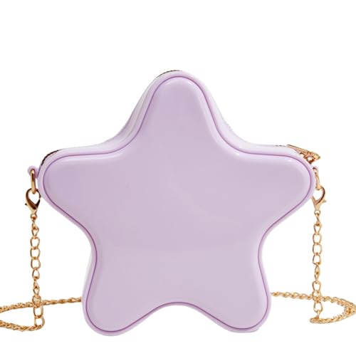 Image of Women's Mini Star Tote Bag, Women's Cute PU Leather Hobo Bag Chic Star Crossbody