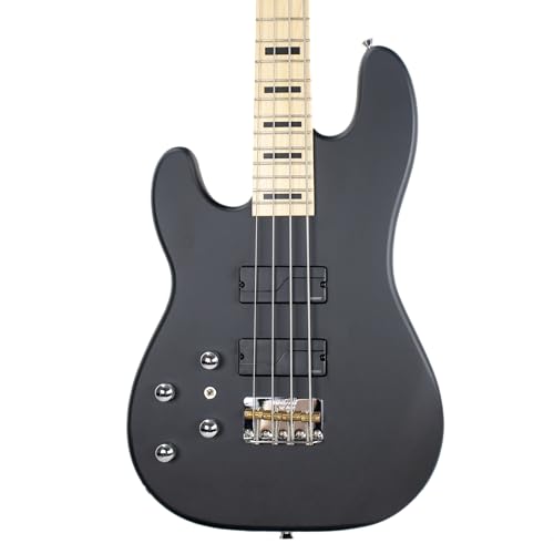Sawtooth Rebel24 Series Left Handed Satin Black 24 Fret Electric Bass Guitar w Fishman Fluence...