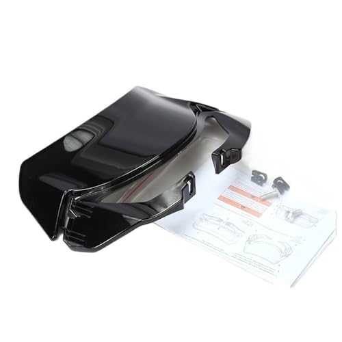 Pare-brise haut pour Street Triple 765 S RS et Speed Triple sauteur de vent noir
