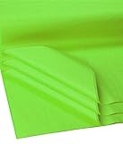 Flexicore Packaging Gift Wrap Tissue Paper | Size: 15 Inch X 20 Inch | Count: 100 Sheets (Bright Lime Green)