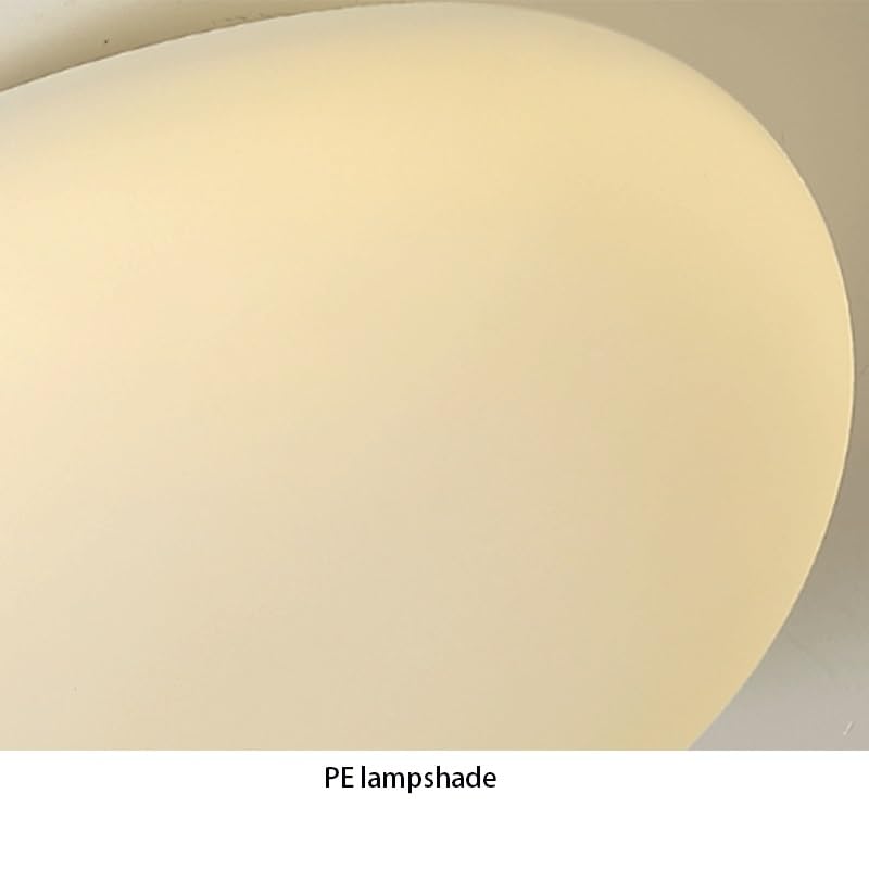 Lampes de plafond à galets haut de gamme en PE et éclairage architectural variable