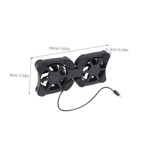 Base de refrigeración portátil para laptop PRETYZOOM con doble ventilador miniatura 2