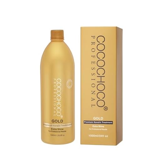 Cocochoco Professional Brazilian Gold Premium Keratin Hårvård, 1 l