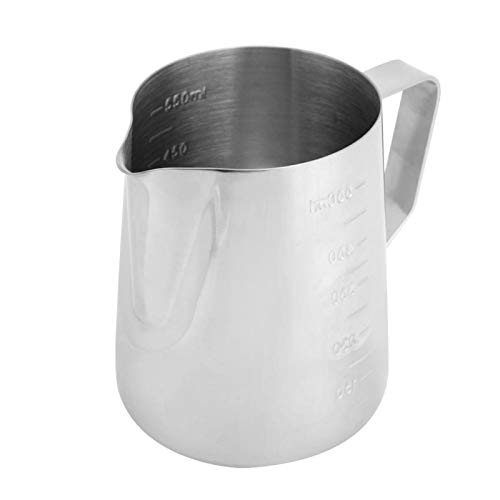 Jarra de espumador de leite de metal de aço inoxidável para espumar copo de café para espumar leite