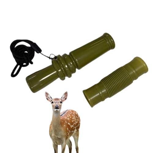 Generisch Fischietto per cervo – ABS 4,72 pollici | Chiama grugnito | Avviso realistico della fauna selvatica | Esche tibetane | Strumento di attrazione della fauna selvatica per il monitoraggio e