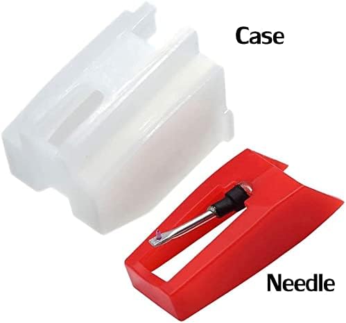 Miniatura 4 de Boytone Paquete de 3 agujas de repuesto de cerámica con punta de zafiro para tocadiscos