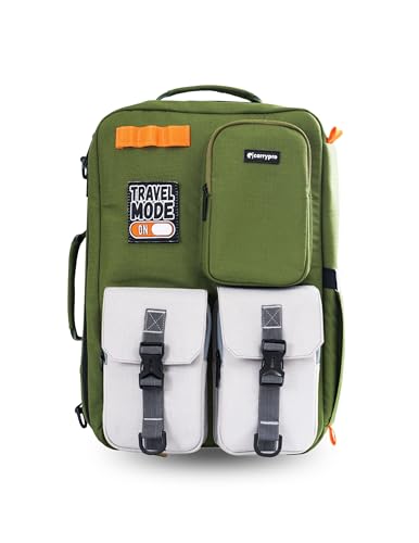 CarryPro 30L Travel Duffle Backpack, 15.6” Laptop Compatible Trav...