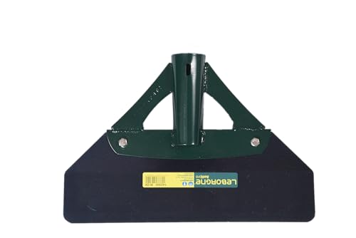LEBORGNE - Grattoir Batipro 30 cm - Lame Acier Trempé Extra-Dur - Douille Renforcée - Sans Manche - Angles Arrondis - Lame Pliée pour 2 Angles de Travail -...