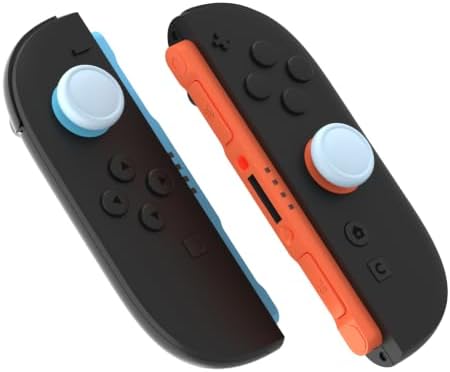 PlayVital Thumb Grips for Nintendo Switch 2, 4-Pack Silicone Joystick Caps for Joycon 2 Accessories, Comfort Thumbstick Grip Covers - Heaven Blue — view 6