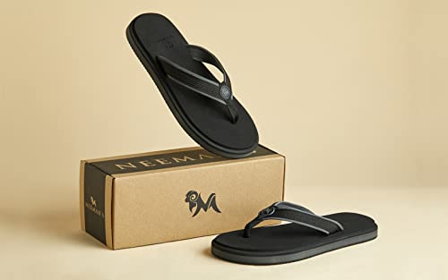 Neeman's Eco Fluffy Orthopedic Flips for Men | Soft & Comfortable Indoor Outdoor Fashionable Slippers for Boys