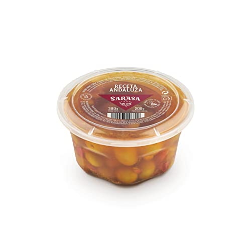 SARASA aceitunas receta andaluza tarrina 200 gr