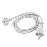 Easy and convenient to use. Fantasyworld Professional International Extension Cable Cord for MacBook for Pro Charger Cable Power Cable Adapter EU Plug - White