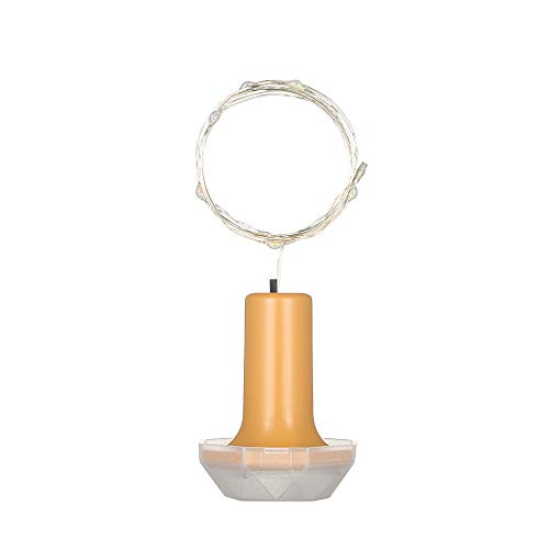 Andoer 6pcs garrafa solar cortiça luz estrelada luz garrafa de vinho decoração fio de cobre para fes