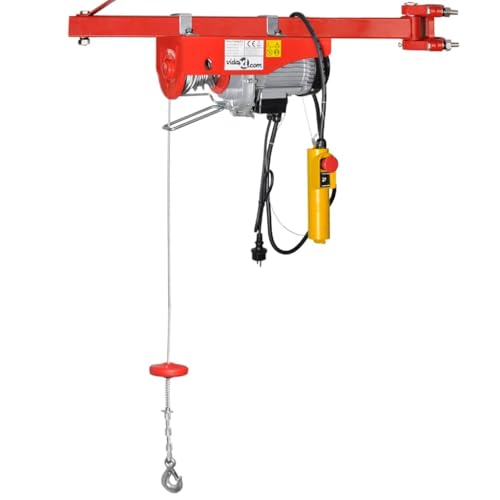 vidaXL Elektro Seilzug 400/800kg Hebezug Motorseilwinde Seilwinde Motorwinde
