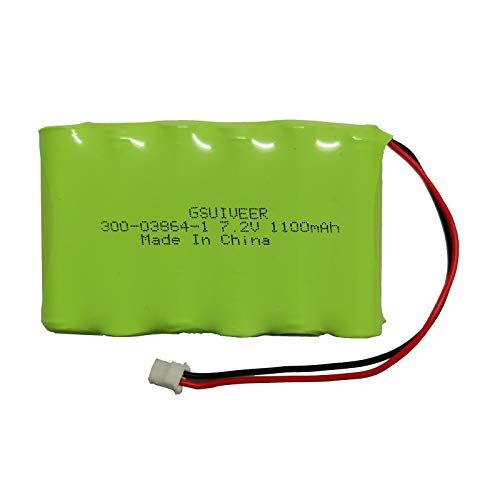 GSUIVEER 300-03864-1 Battery 7.2V 1100mAh Compatible with Honeywell Alarm Lynx WALYNX-RCHB-SC Honeywell Lynx Touch K5109, L3000, L5000, L5100
