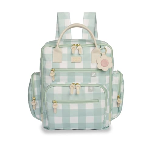 Mochila Urbana com Margaridas - Menta by Masterbagbaby
