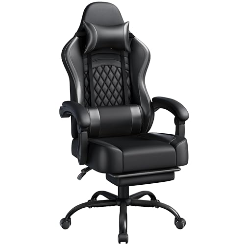 Yaheetech Silla Gaming con Respaldo Alto