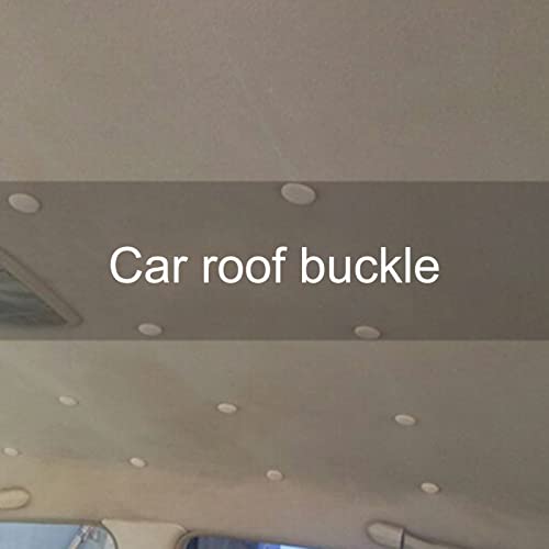 Tuelaly Car Roof Repair Screw, 50Pcs Auto Roof Snap Pins Retainer Practical Easy To Use Nylon Stable Car Roof Headliner Repair Kit Smooth Side #TOP3