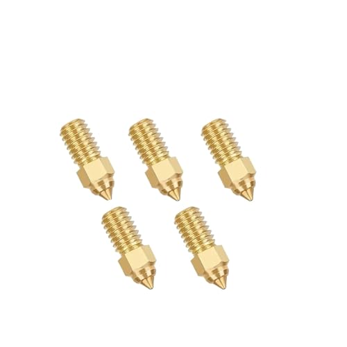 3D printers parts, 5 boquillas M6 de 0,2/0,4/0,6/0,8/1,0 mm, compatibles con Creality Ender 3 V3 SE, 5 S1, 7, Spider 1. Hotend,for accessorise(5pcs V3 SE 0.6mm)