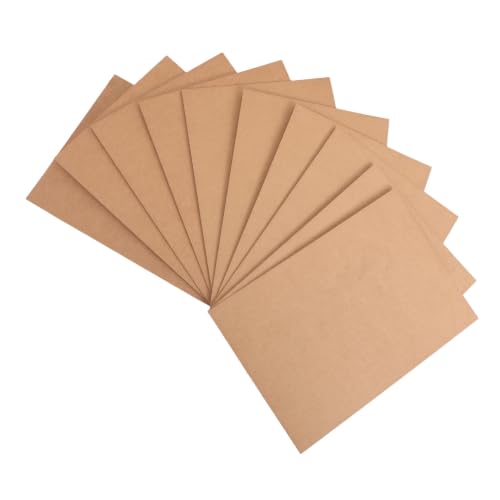 Cartón para encuadernación de libros de alta resistencia, 10 placas de papel kraft grueso LIGHTAOTAO
