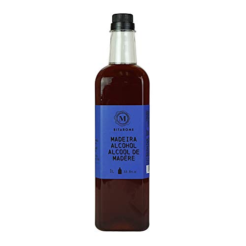 Bitarome Madeira Cooking Wine Extract - 1L (33.8oz) | Add Smoky Sweetness, Complex, Rich, Layered Flavours, Deglaze & Create Delicious Sauces