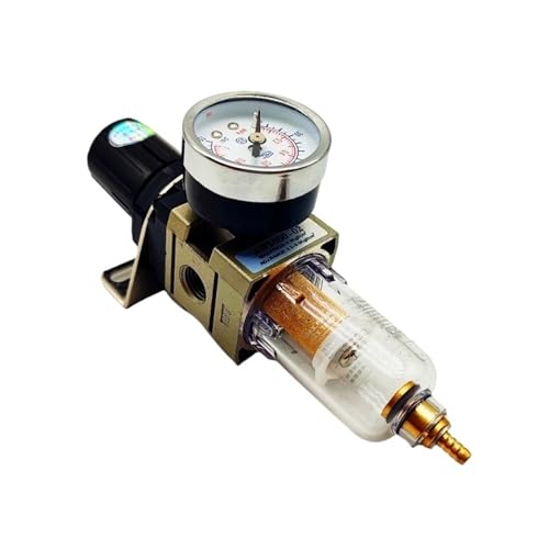 Régulateur de pression d'air AW2000-02 avec filtre séparateur huile-eau 1/4 pour compresseur - 2