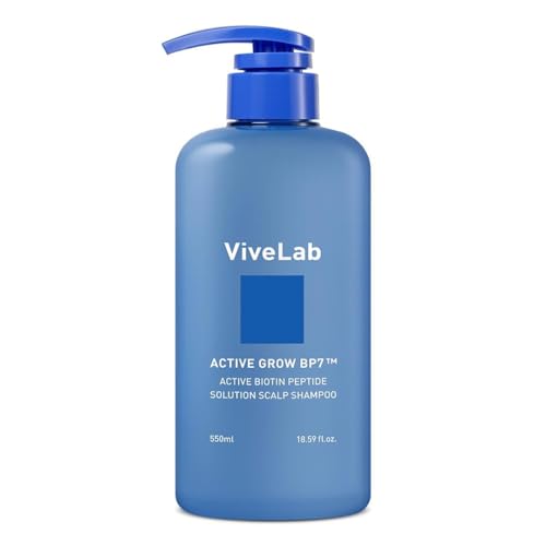 Biotin Peptide Hair Regrowth Shampoo for Hair Loss, Thinning and Damged. Promotes Thick, Volume and Strengthen Hair. 18.59 fl oz.