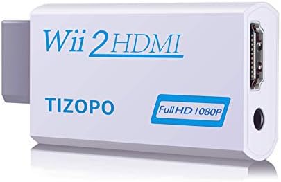 00 Wii to HDMI Converter,Output Video Audio Adapter HDMI Converter 1080P,Wii HDMI Adapter with 3,5mm Audio Jack&HDMI Output Compatible with Wii, Wii U, HDTV, Supports All Wii Display Modes 720P, NTS