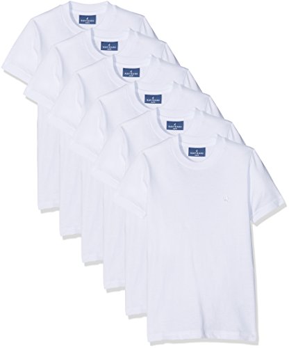 Navigare 13020 Ropa Interior Deportiva, Blanco, 9-10 años (Tamaño del Fabricante: 7) (Pack de 6) para Niños