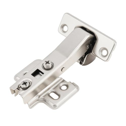 Charnière fermeture douce 45 degrés pour porte d'angle de meuble - 4