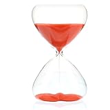 OKUMEYR Glass Sensory Timer Kreative Sanduhr Herzform Dekorativer Desktop-zeitmesser Für Home Und Büro Großes Für Besondere Anlässe Hochwertige Glasverarbeitung Leicht Und Tragbar
