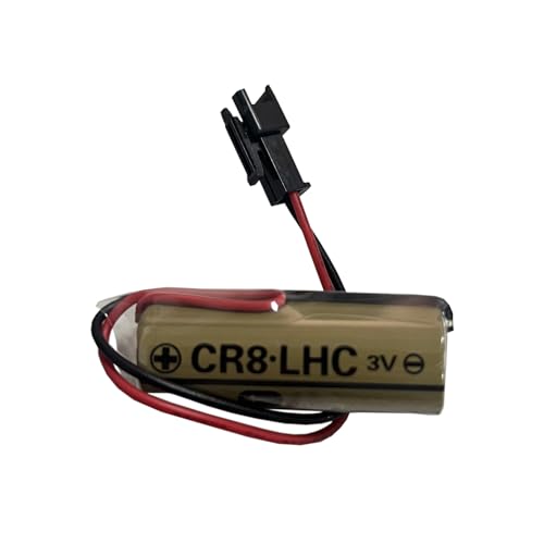 HIGHAKKU CR8.LHC 互換 電池 ABリチウム電池 TOTO アクアオート自動水栓用電池 57211 Fuji FDK 17430, Toto CR8-LHC TH559EDV410R CR8LHC-F1ST3S (黒のインターフェース)